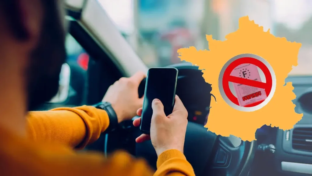 La carte des départements qui suspendent le permis pour téléphone au volant La carte des départements qui suspendent le permis pour téléphone au volant
